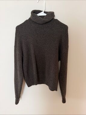 H&M Dark Brown Turtleneck Sweater